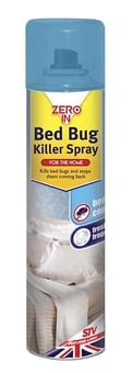 Zero In Bed Bug Dust Mite Killer Spray 300ml Long Term