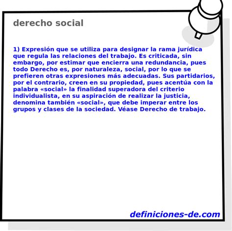 Qu Es Derecho Social Su Definici N Y Significado Hot Sex Picture