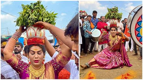 Jogini Shyamala Bonam At Kondapochamma Jatara Joginishyamalabonam