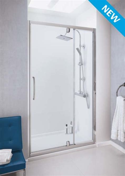 Lakes Classic Collection Mm Semi Frameless Pivot Shower Door With