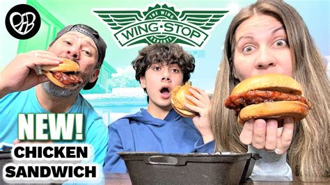 Trying Every Wingstop New Chicken Sandwich First 3 Wingstop Chicken Sandwich Flavors Taste