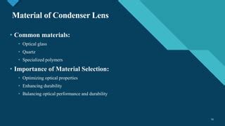 Condenser Lens , a key to visual (1).pptx | Free Download