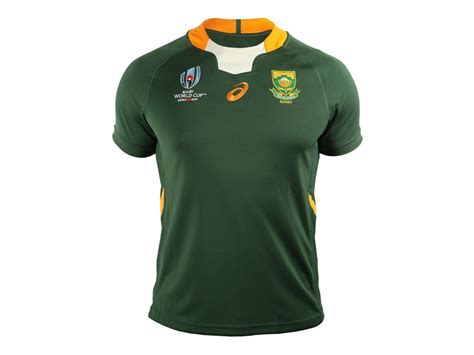 South Africa Springboks Home Rugby World Cup Jersey