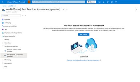 Arc 対応 Windows サーバーのベスト プラクティス評価を構成する方法 Microsoft Learn