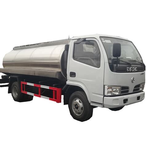 Dongfeng Stainless Steel 5000liters Milk Tank Truck China Milk