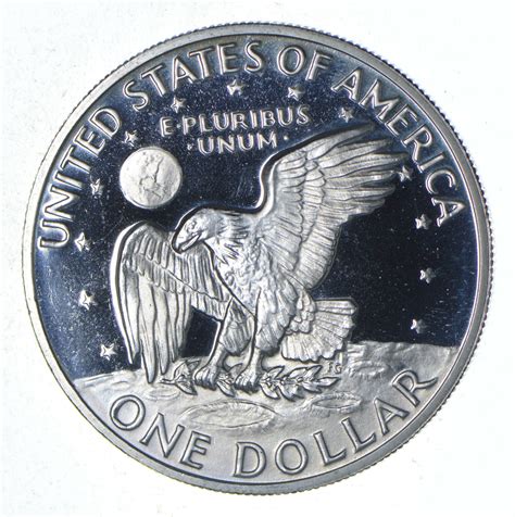 Silver - SPECIALLY MINTED - S Mint Mark - 1972-S - 40% Eisenhower Silver Dollar - RARE ...