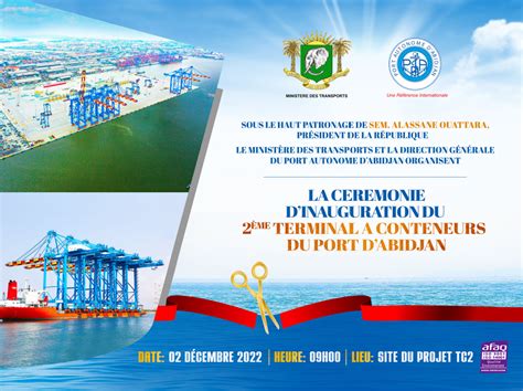 LE PORT D ABIDJAN INAUGURE DANS QUELQUES JOURS SON DEUXIÈME TERMINAL À