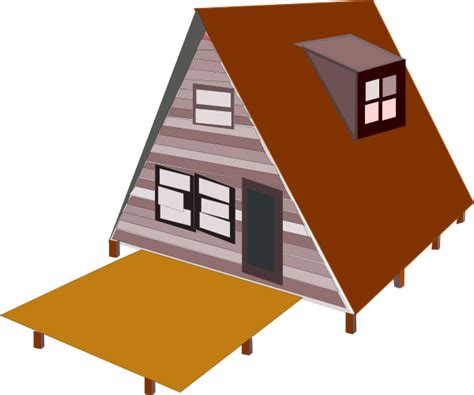 A Frame House Clip Art At Vector Clip Art Online Royalty