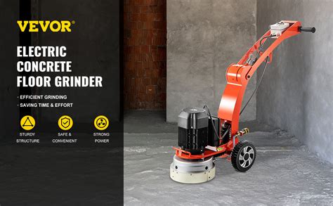 Vevor Electric Concrete Floor Grinder Cm Walk Behind Grinder Hp