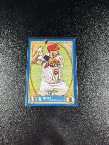 ALBERT PUJOLS 2021 Topps Gypsy Queen Blue Parallel SP 150 EBay