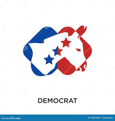 Democrat Logo Isolated on White Background for Your Web, Mobile ...