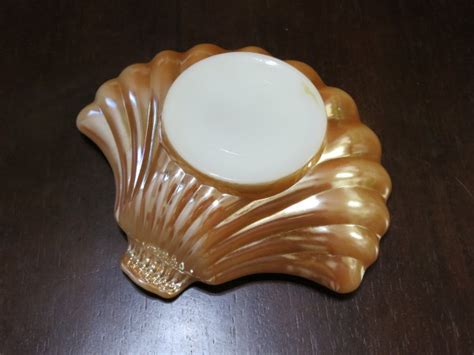 Lustre Sea Shell Candy Dish Anchor Hocking Fire King Mug