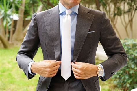 white satin skinny tie wedding slim ties mens thin narrow neckties