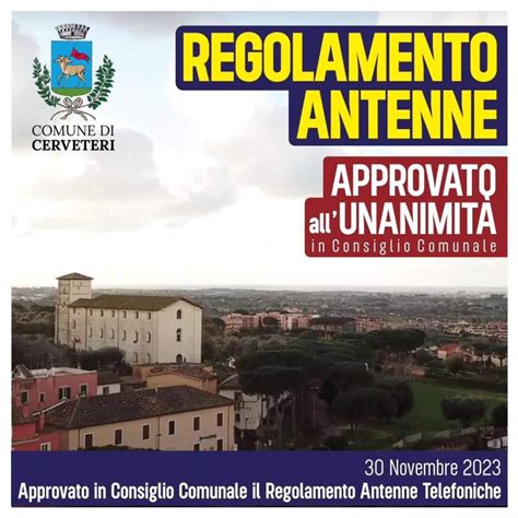 Cerveteri Approvato All Unanimit Il Piano Antenne