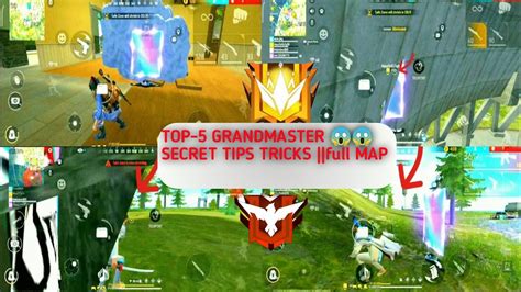 TOP 5 GRANDMASTER SECRET TRICKS Free Fire Rank Push Tips