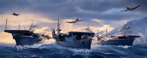 World of Warships Gives You Early Access to New US Aircraft Carriers