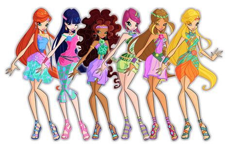 Imagenes de los estilos de la séptima temporada de Winx Club My Winx