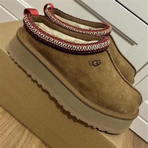 Ugg Tasman chestnut platform Brand new Size 6... - Depop