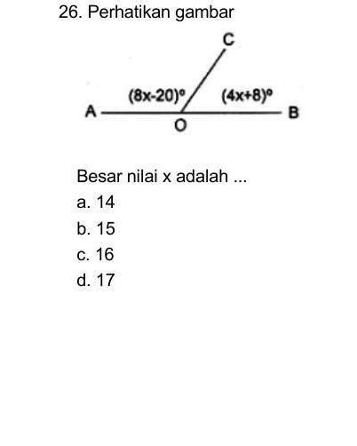 Besar Nilai X Adalah Id