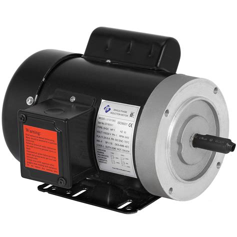 Buy Mophorn 1 Hp Electric Motor 3450 Rpm 112 56 A Single Phase Motor