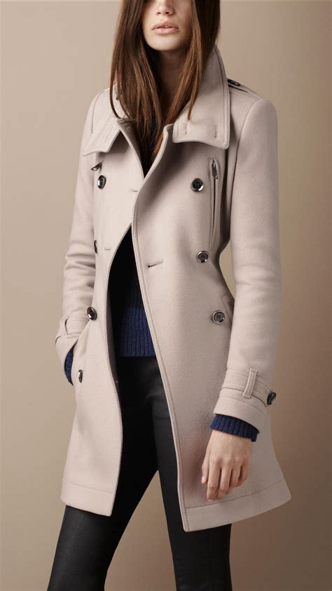 Introducir 35 Imagen Burberry Brit Wool Coat Women Abzlocal Mx