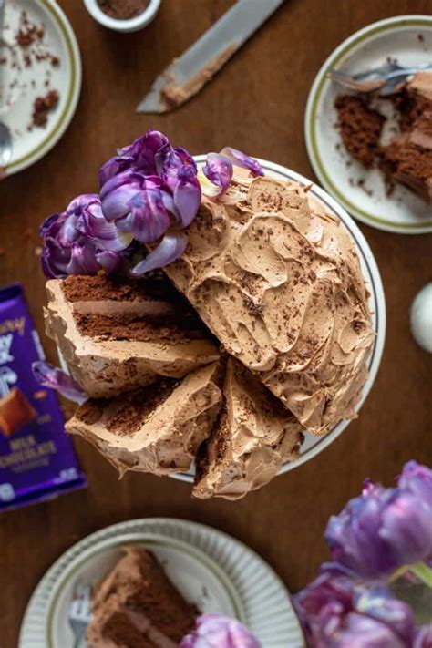 Cadbury Dairy Milk Chocolate Cake - Essence Eats