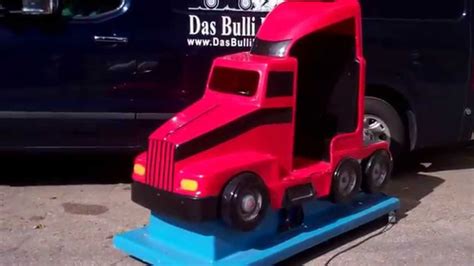 Coin Operated Big Rig Kenworth Tractor Kiddie Ride Youtube