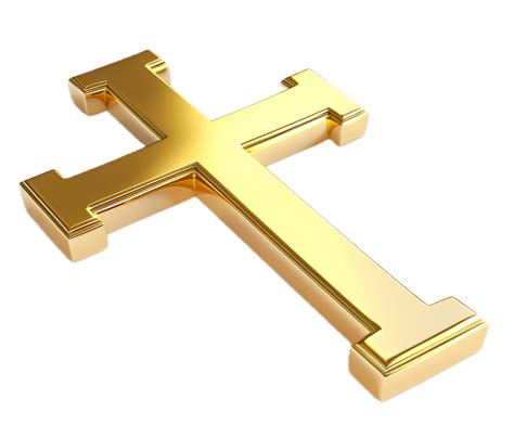 Ai Generated Golden Cross Png 42654271 Png