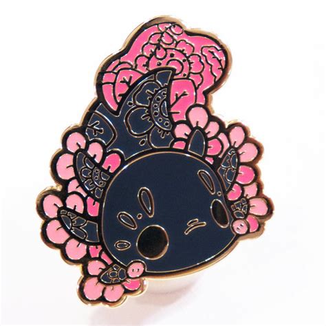 Cute Mudpuppy Salamander Enamel Pin