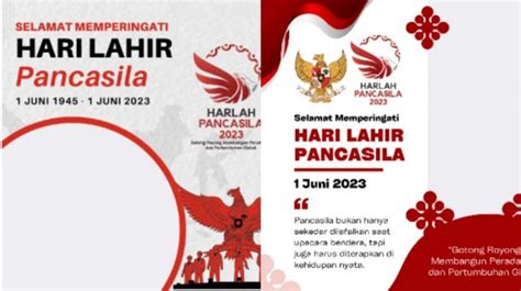 Link Twibbon Resmi Dan Ucapan Hari Lahir Pancasila 1 Juni 2023