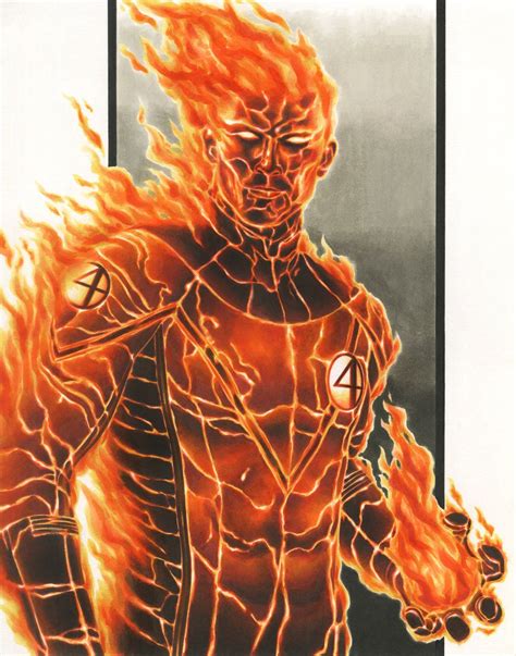 Fantastic The Human Torch By Smlshin On Deviantart Human Torch