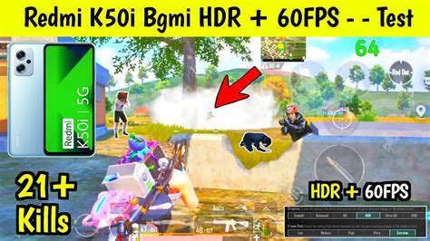 Redmi K50i Hdr 60fps Bgmi Test Redmi K50i Erangal Hot Drop Test