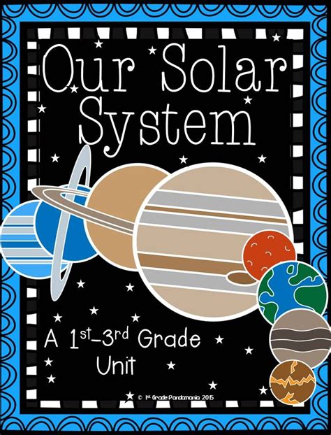 Solar System And Planets Unit Plus Flip Book 1st 2nd And 3rd Grades Solar System Unit