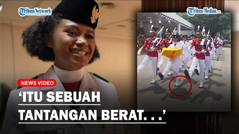 Lilly Wenda Angkat Bicara Setelah Sepatunya Lepas Saat Bertugas Sebagai