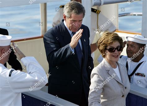 Bush President Bush First Lady Laura Editorial Stock Photo - Stock ...