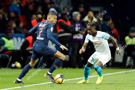 Paris Saintgermains Kylian Mbappe L Action Editorial Stock Photo