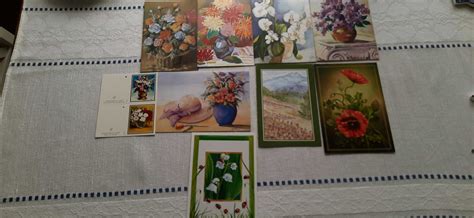 8 kartek kwiaty + 2 zawieszki prezentowe kwiaty cena za wszystko Kraków