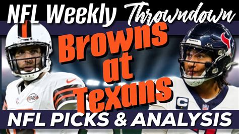 Nfl Wild Card Cleveland Browns Vs Houston Texans Picks And Analysis