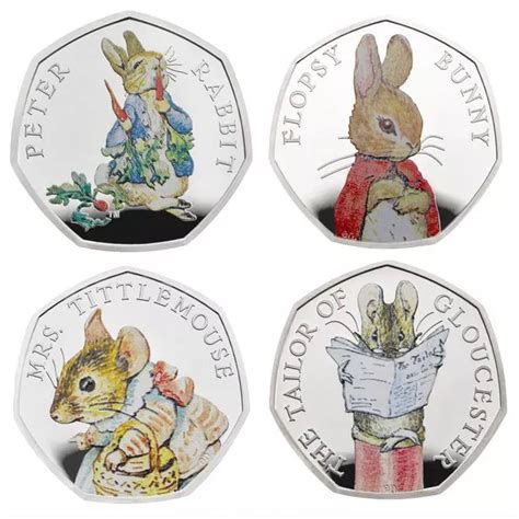 Four New Beatrix Potter P Coins Launched By The Royal Mint