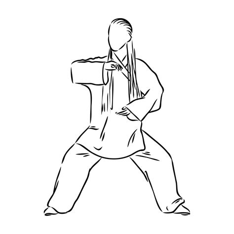 Qigong Vector Sketch Vector Art At Vecteezy