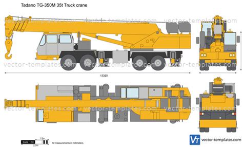 Templates Construction Equipment Tadano Tadano TG 350M 35t Truck