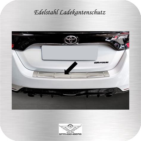 Ladekantenschutz Edelstahl für Toyota Yaris GR IV 5 Türer ab Bj 06 2020