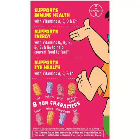 Flintstones Extra Iron Chewable Tablets - Shop Multivitamins at H-E-B