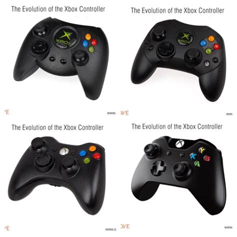 Evolution Of The Xbox Controller Xbox Controller Xbox Geek Stuff