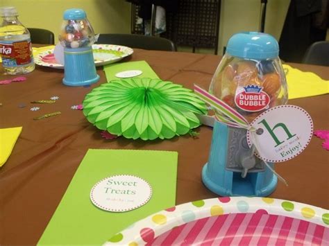 Sweet treat birthday party table setting | Birthday party tables, Sweet ...