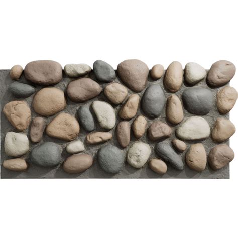 Pci Enterprises Stonecraft River Rock Faux Rock Panel 49w X 24 34h