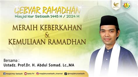 Tabligh Akbar Ust Prof Dr H Abdul Somad Batu Bara Meraih