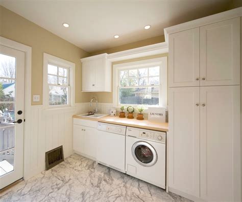 Contemporized English Cottage Traditional Laundry Room Sacramento