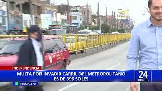 Esta Es La Multa Por Invadir El Carril Exclusivo Del Me Doovi