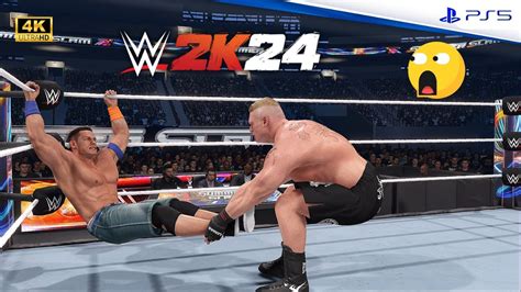 Wwe K Brock Lesnar Vs John Cena Ps K Youtube